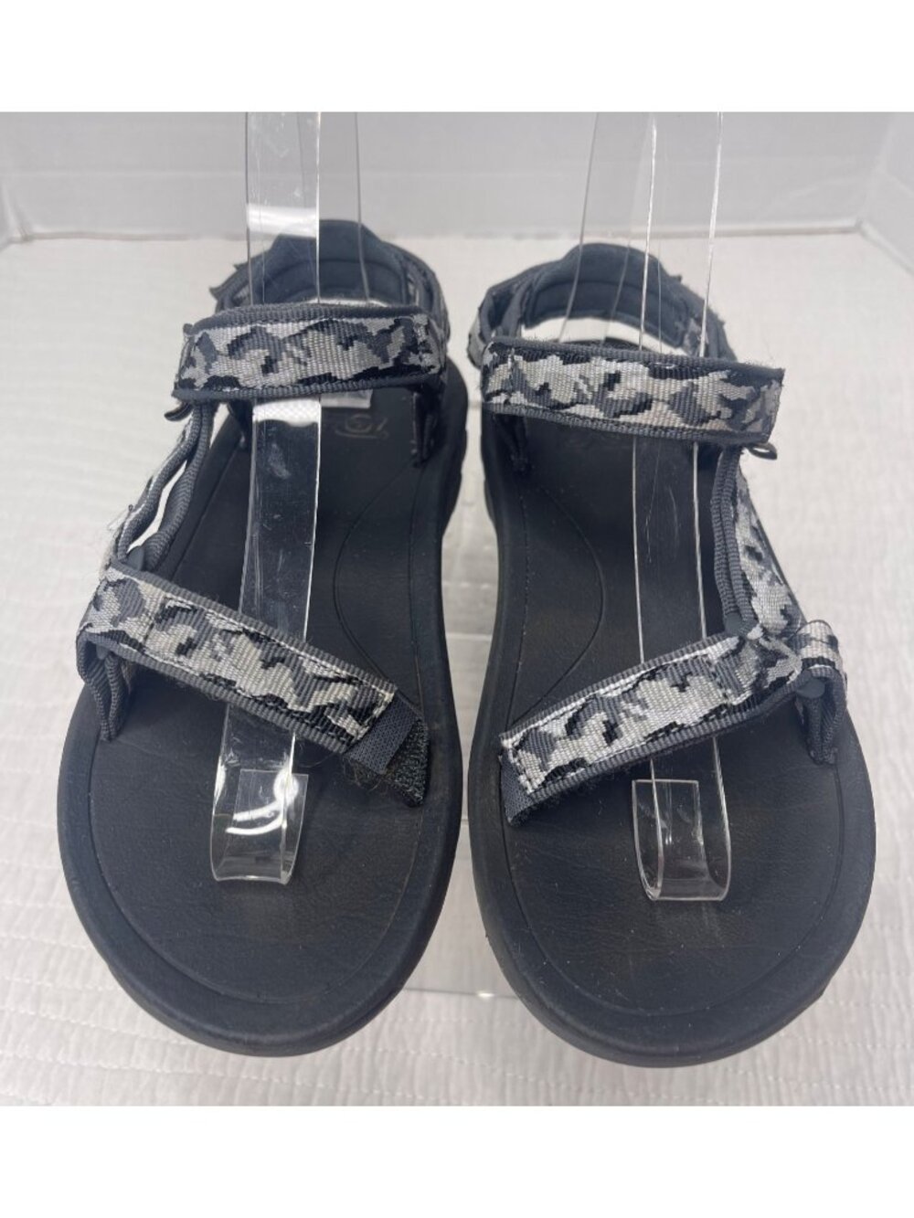 Teva Womens/Youth Hurricane XLT2 Sport Sandals Gray Camo SZ 3 Hiking Walking